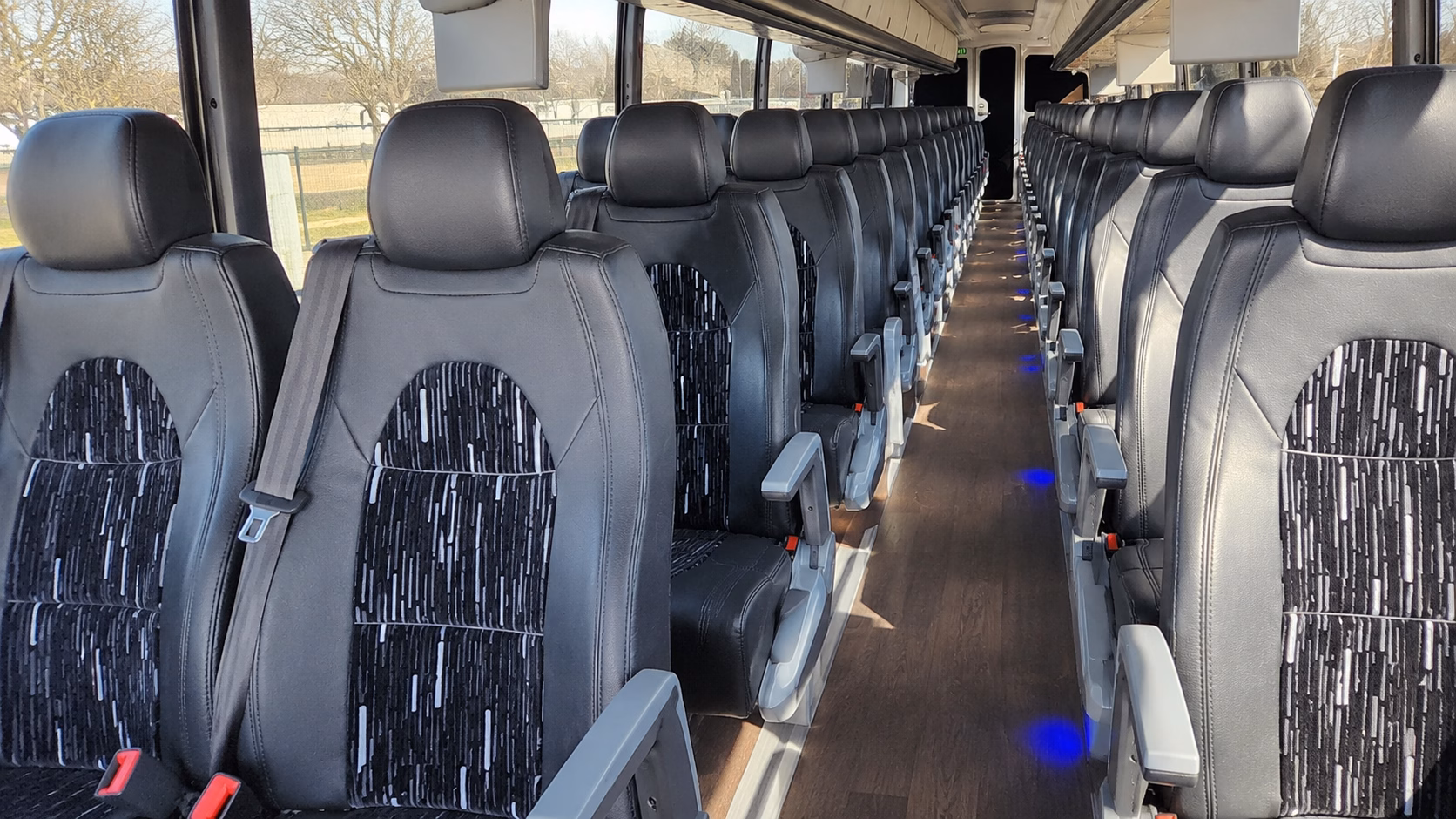 chapel hill corporate event transportation onboard seating