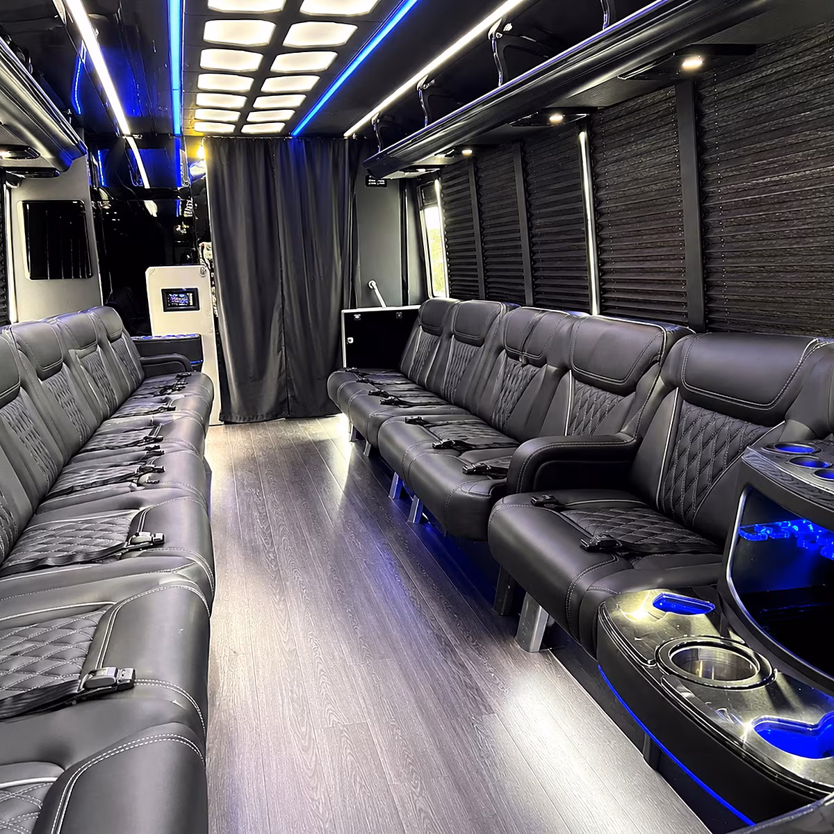 chapel hill night on town party bus rental