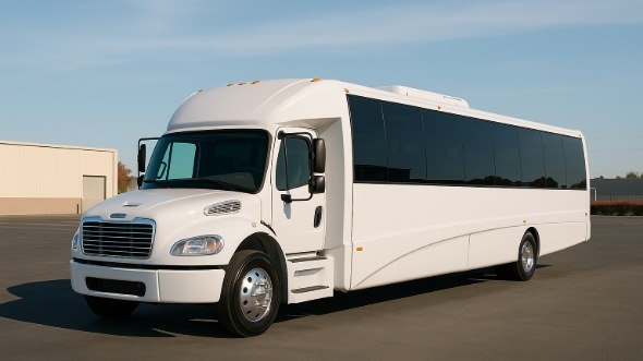 Exterior of Charter Bus Company Chapel Hill's 25 Passenger Mini bus in Chapel Hill