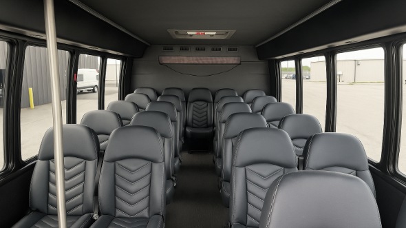 chapel hill 25 passenger minibus inside