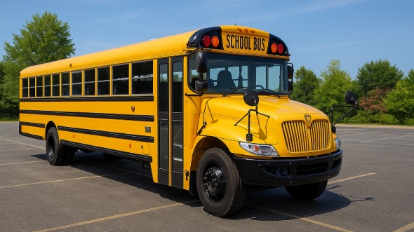 Exterior of Charter Bus Company Chapel Hill's School Bus in Chapel Hill